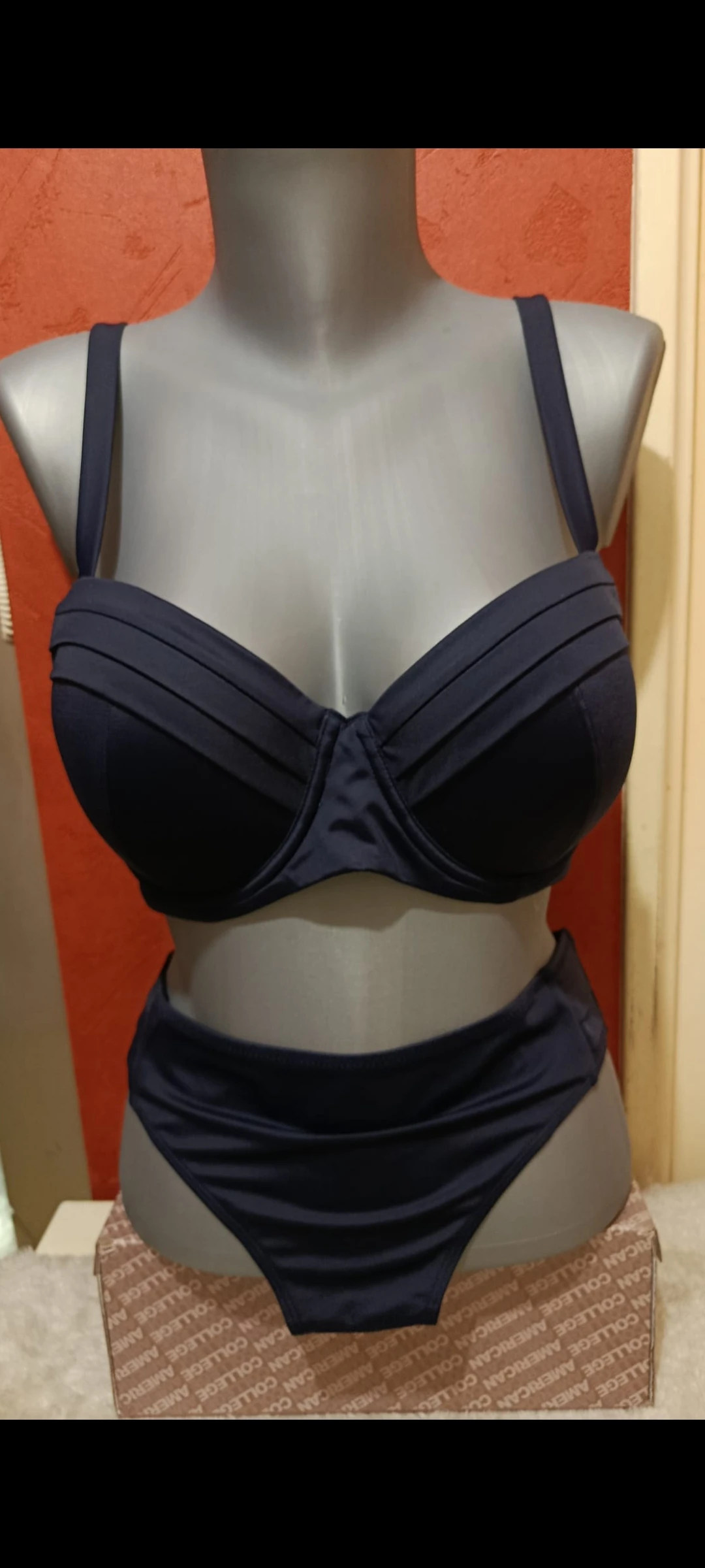 Chic navy blue femilet swimsuit by Chantelle 42 – photo 8